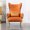Luxury, Latest Modern and New Design Chic and Elegant Leisure High Back Leather Leisure Single Person Sofa Chair