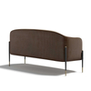 Italian Minimalist Luxury Sofa Metal Stainless Steel Fabric Single Three Seat Sofa Set Living Room Hotel Leisure Facilities