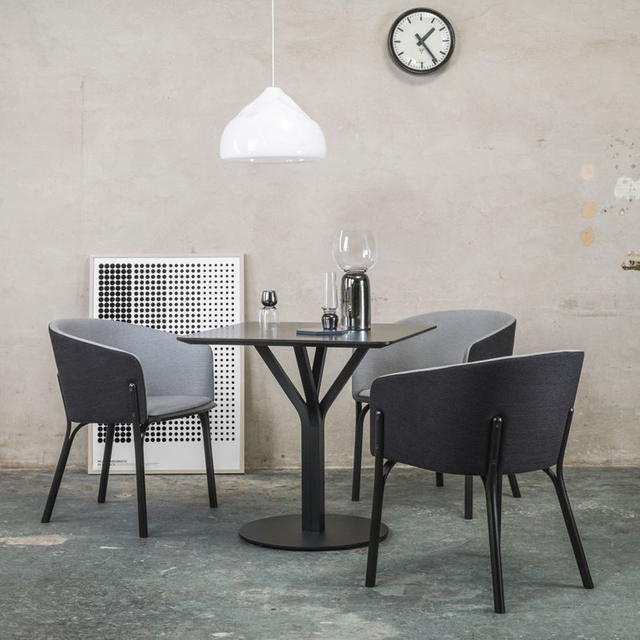Modern Restaurant Furniture Chair Dinning Room Velvet Luxury Fabric Dining Lounge Chair for Hotel