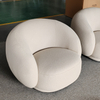 Modern Velvet Fabric Design Sofa Chair Living Room Couch Single Sofas for Home