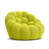 Modern Nordic Fabric Velvet Pumpkin Leisure Chair Relax Accent Chair Bedroom Sets Furniture Hotel Living Room Lazy Chairs
