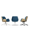 Modern Office Chairs Home High Back Home Black Leather Office Chair Multi-functional Swivel Chair