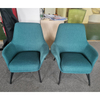 Italian Minimalist Design Living Room Leisure Chair Wabi Sabi Style Linen Fabric Armchair