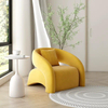 Modern Stainless Steel Velvet Fabric Armchair Accent Chair Leisure Chair Single Sofa Chair for Living Room Hotel Furniture