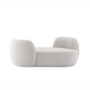 Modern Design Contemporary Nordic Luxury Sofa \white Teddy Curved Sofa Sherpa Shearling Lounge Lamb Fabric Sofa