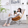 Modern Italian Design Lazy Sofa Chair Hotel Living Room Furniture Down Fabric Armchair Leisure Lounge Chair