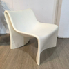 Modern Living Room Furniture Single Unique Shape Sponge Velvet Sofa Chair Fabric Sofa Leisure Accent Chair