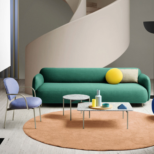 Modern Designed Leisure Fabric Velvet Hotel Apartments Home Office Living Room Couch Set 1+3 Sofa Furniture