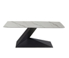 European Modern Living Room Furniture Tea Table Stainless Steel Marble Center Coffee Table