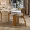 Italian Design Luxury Dining Chair Leather Art Restaurant Chair Home Villa Kitchen Chair