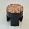 Nordic Furniture Solid Wood Chair Round Ottoman Stool Chair Dressing Stool Sofa Corner Ottoman Chair for Home