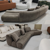 Modern Italian Design Luxury Furniture Sectional Sofa Comfortable Shaping Sponge Velvet Modular Couch Living Room Sofa Set
