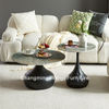 Modern Coffee Table Round Creative Design Marble Bed Side Tables Luxury Living Room Furniture Set Tea Tables