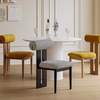 Nordic Solid Wood Dining Chairs Modern Minimalist Linen Fabric Home Restaurant Chairs for Hotel Bedrooms Dining Rooms Kitchens
