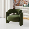 Modern Luxury Living Room Lounge Chair Designer Velvet Fabric Leisure Furniture for Home Bedroom or Apartment Use