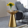 Modern Luxury Stainless Steel High Fashion Living Room Round Coffee Table Furniture in Gold or Silver