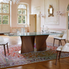 Stainless Steel Dining Table Rectangular Marble Restaurant Furniture Modern Luxury Style Dining Room Table