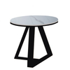 Modern Living Room Furniture Home Furniture Round Stainless Steel Marble Coffee Table and Side Table Set