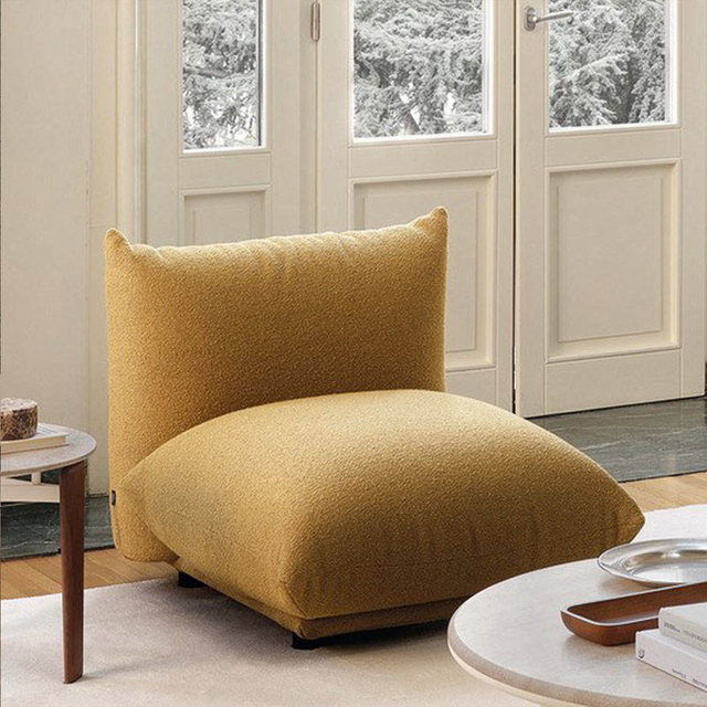 Single Leisure Sofa Chair Living Room Bedroom Modern and Simple Lounge Sofa Set Furniture Hotel Apartments Comfortable Lazy Sofa