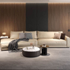 Italian Luxury High Quality Leather Sectional Sofa Modern Villa Living Room Furniture Hotel Lobby Lounge Sofa