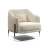 New Design High Grade Metal Leg Sofa Living Room Classic Leisure Chair Home Furniture Velvet Single Three Sofa