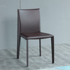 Modern Design Dining Room Chair Set Metal Frame Saddle Leather Hotel Cafe Restaurant Dining Table and Chair