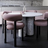 Modern Iron Rrame Wire Side Dining Chair Chrome White Black Metal Style Time Coffee House Packing Room Restaurant Chairs