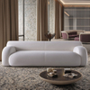 Modern Design Living Room Couch Furniture Hotel Apartment Leisure Low Armrest Velvet Fabric Sectional Sofa