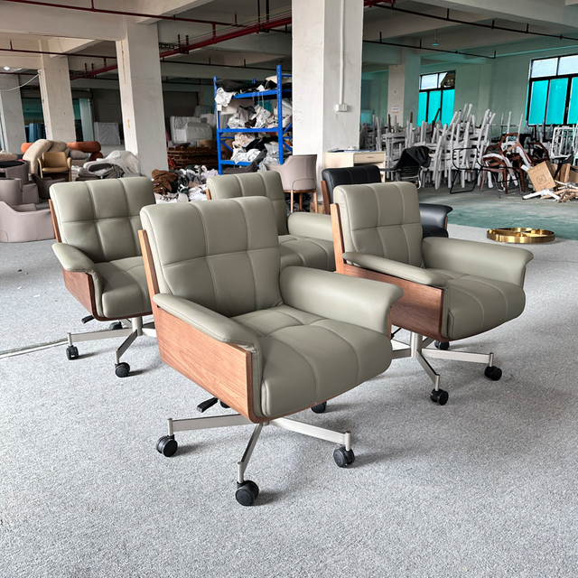 Italian Design Rotating Armchair Living Room Leather Accent Leisure Chair Hotel Bedroom Swivel Reading Chair