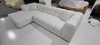Italian Minimalist Living Room Fabric Lamb Plush L-shaped Sofa Designer Luxury White Teddy Cotton Candy Sofa