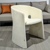 Modern Style Dining Chair Shaped Sponge Velvet Chair Hotel Restaurant Cafe Negotiation Chair