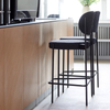 Modern Velvet Fabric Commercial bar Chair Kitchen bar Stool Series Iron Art bar Counter Stool