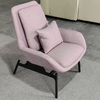 Modern Furniture Manufacturer Living Room Leisure Chair Velvet Fabric Armchair Hotel Lounge Chair