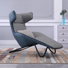 Modern Hotel Furniture Lounge Chair Designer Living Room Velvet Fabric Chaise Lounge Chair