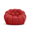 Modern Nordic Fabric Velvet Pumpkin Leisure Chair Relax Accent Chair Bedroom Sets Furniture Hotel Living Room Lazy Chairs