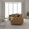 Foshan Factory Custom Made High End Luxury Home Villa Fabric Sofa Furniture Set for Living Room