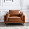Modern Italian Minimalist Leather Sofa Home Hotel Furniture Business Reception Sofa Set