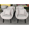 Modern Design Living Room Furniture Leather Sofa Leisure Chair Nordic Lounge Armchair Hotel Lobby Hall Leather Accent Chair