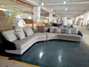 High-end Factory Price Fabric Sofa Set with Leather Arm Luxury Modern Sectional Sofa for Living Room