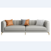 Modern Grey Armchair Sofa Set 1+1+3 Furniture Hotel Apartment Living Room Home Office Leather Sofa