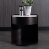 Modern Minimalist Bedroom Furniture Rock Slab Countertop Solid Wood Nightstands Bedside Table