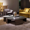 Italian Tea Table for Living Room Furniture Stainless Steel Coffee Table Modern Style Hotel Furniture