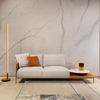 Stainless Steel Legs Modern Fabric Upholstered Italian Couch Living Room Sofa