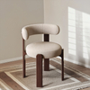 Modern Design Style Dining Chair Contemporary Dining Room Furniture Soft Wooden Chairs for Home Restaurant