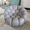 Modern Living Room Sofa Set Football Creativity Hotel Furniture Velvet Fabric 3 Seat Sofa