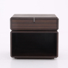 Nordic Wood Modern Simple Bedroom Nightstand Rotating Two Drawer BedSide Table Design Creative Nightstand