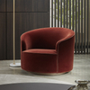 Italian Light Luxury Single Seat Sofa Fabric Stainless Steel Golden Armchair Hotel Living Room Coffee Shop Leisure Sofa Chair