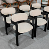Nordic Solid Wood Home Bar Chair Modern Design Hotel Front Desk Restaurant High Foot Stool Dining Chairs