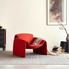 Italian Style Accent Living Room Chair Creative Design Home Furniture Hotel Apartment Leather Leisure Crab Chair