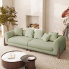 Modern White Fabric 1-2 -3 -4 Seats Sofa Couch Light Luxury Designer Hotel Living Room Furniture Velvet Straight Sofa Set